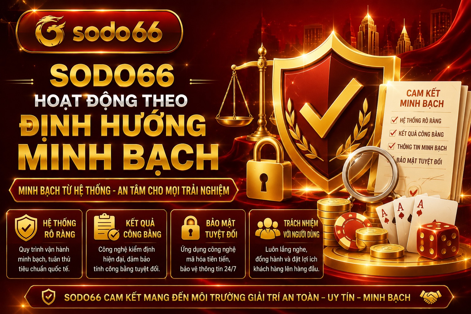 Sodo66 hoạt động theo định hướng minh bạch